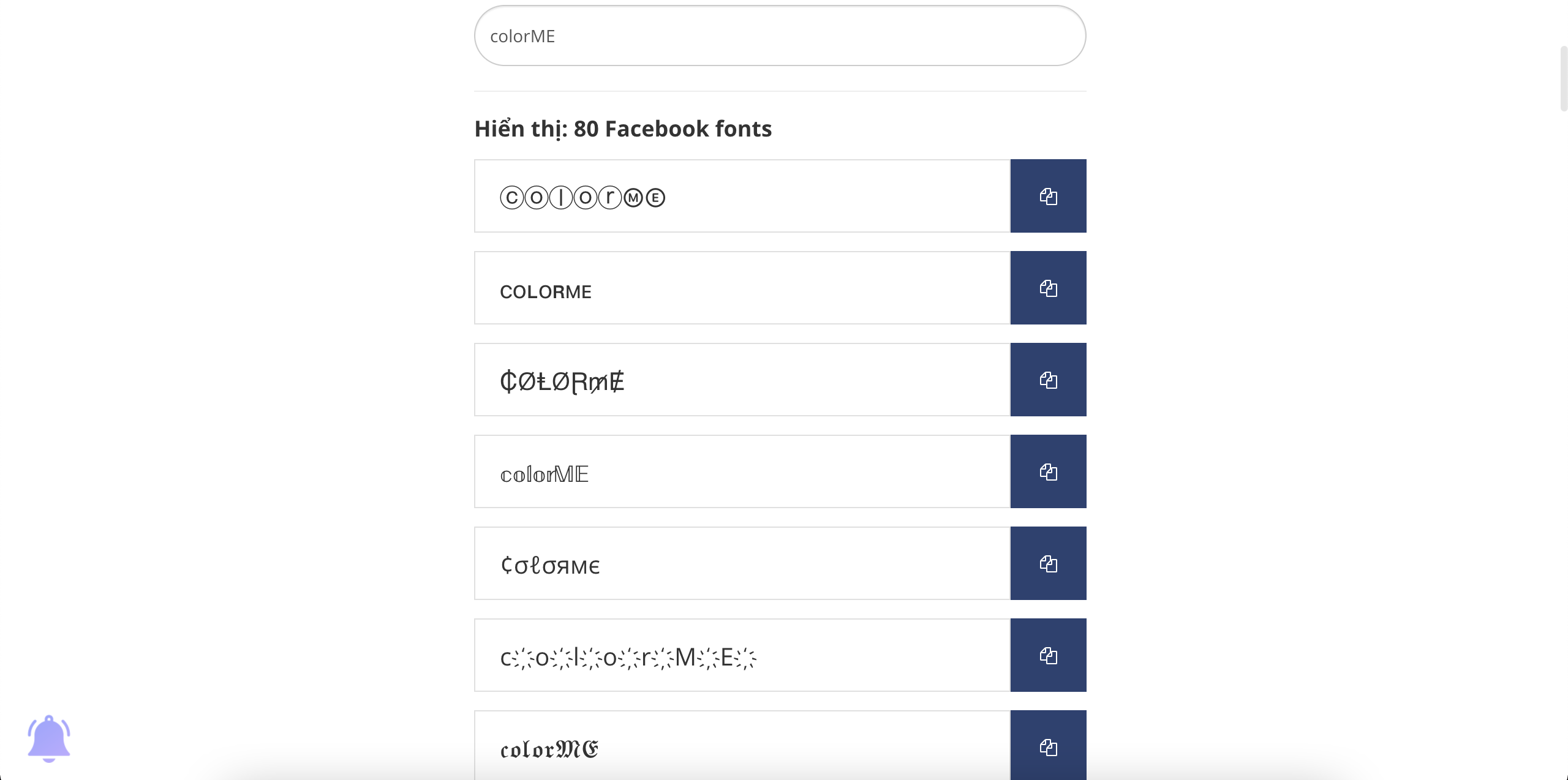 Công cụ đổi font chữ Facebook fchat có giao diện thân thiện hơn.