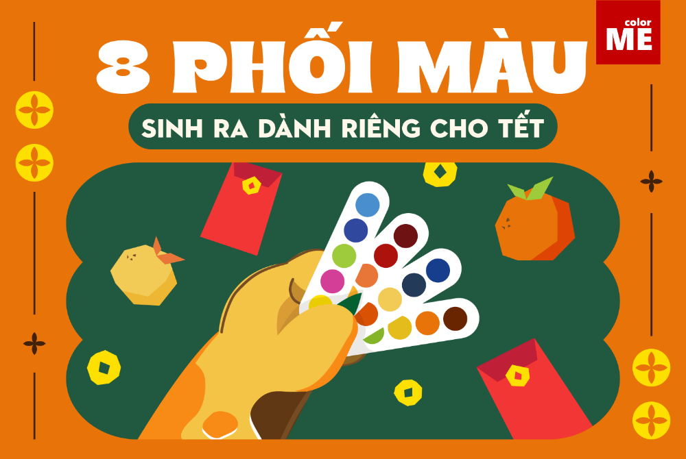 image - 8 phối màu Tết nhất định bạn phải biết