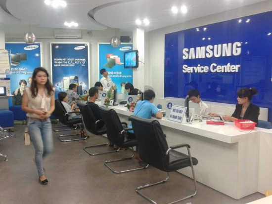 trung tâm bảo hành của Samsung