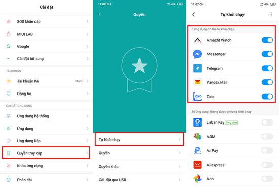 Xiaomi không hiển thị thông báo Messenger