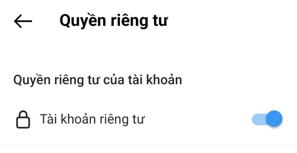 Cách đưa tài khoản Instagram sang riêng tư