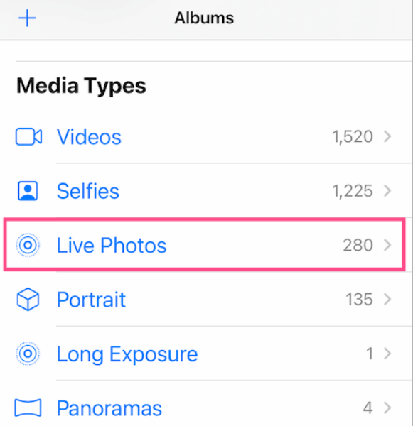 Cách lưu Live Photo thành video trên iOS 16 bước 1