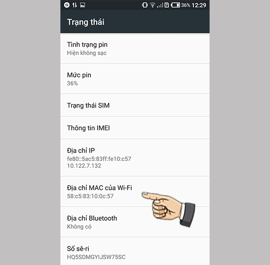 Cách xem địa chỉ mac của điện thoại Samsung nhanh