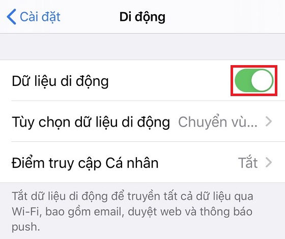 dien thoai iphone khong bat duoc 3g