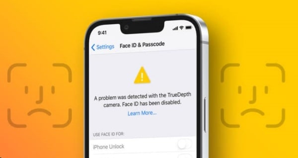 iPhone bị tắt Face ID