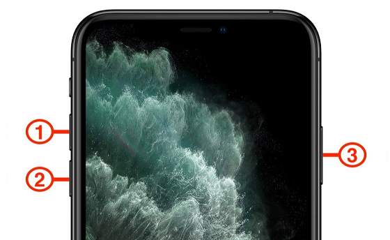 khoi dong lai iphone 11 pro max