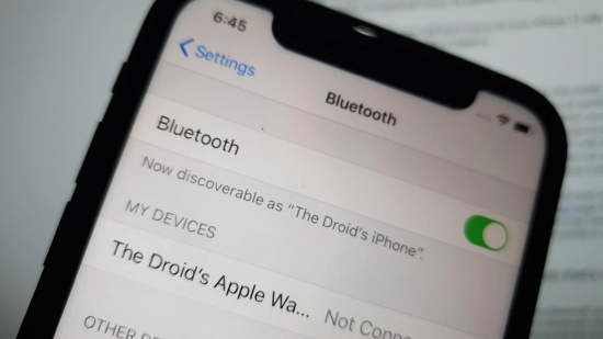 Lỗi Bluetooth không có sẵn trên iPhone