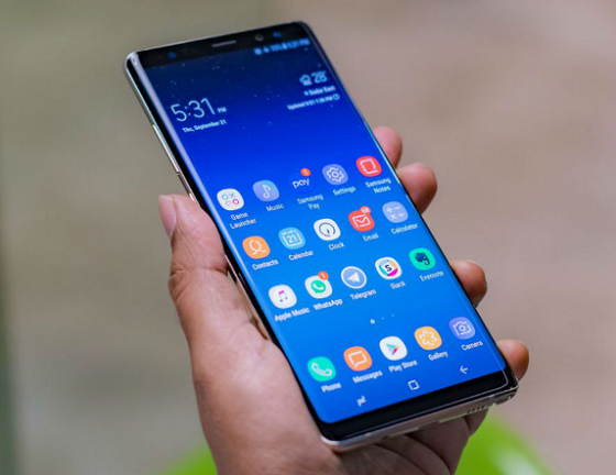 nguyen nhan samsung note 9 do man hinh