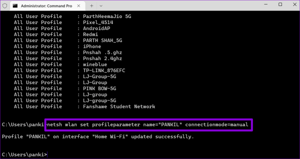 Sử dụng Command Prompt Bước 3