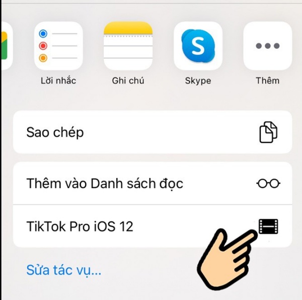 Tải video TikTok trên iPhone bằng phím tắt