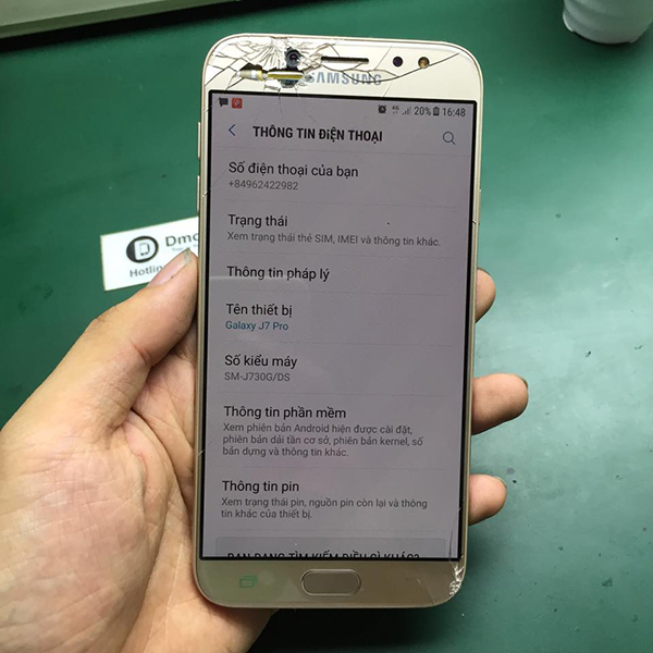Samsung J7 Pro không kết nối được Wifi