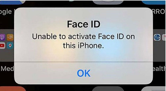 Biểu hiện iPhone 12 Pro Max mất Face ID
