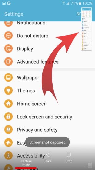 cách chụp màn hình Samsung S7 Edge