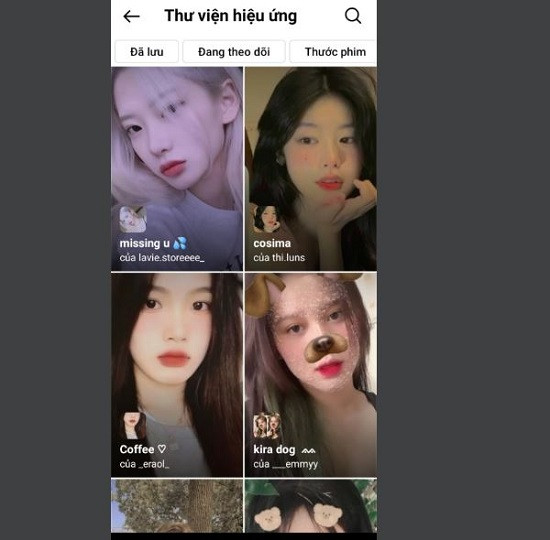 Cách tìm lại filter đã xóa trên Instagram trong Thư viện ảnh Cách tìm lại filter đã xóa trên Instagram trong Thư viện ảnh