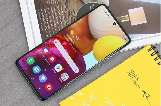 Chụp màn hình Samsung A71