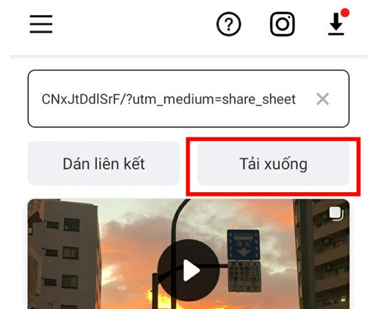 Hướng dẫn lưu ảnh từ instagram về điện thoại