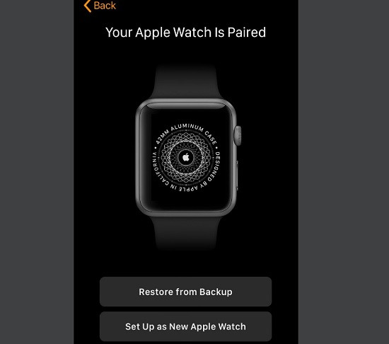Kết nối iPhone và Apple Watch