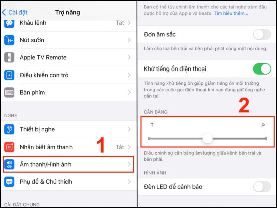 Kiểm tra cài đặt âm thanh iPhone