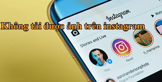 Lỗi không tải được ảnh trên instagram