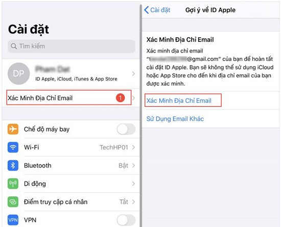 Nguyên nhân lỗi không thể xác minh tài khoản iCloud