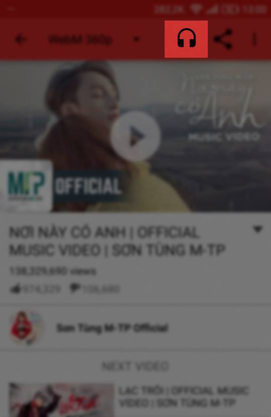 cach xem Youtube khong can mo man hinh