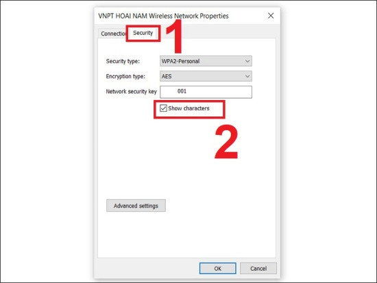 Cách xem mật khẩu Wifi trên máy tính Win 10 cách 1 bước 2