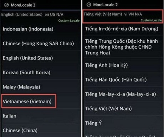cai Tieng Viet cho Android khong can root