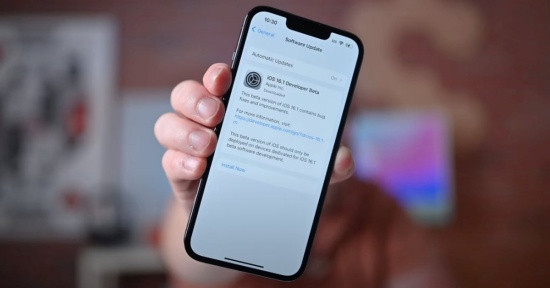 Cập nhật iOS 16.1