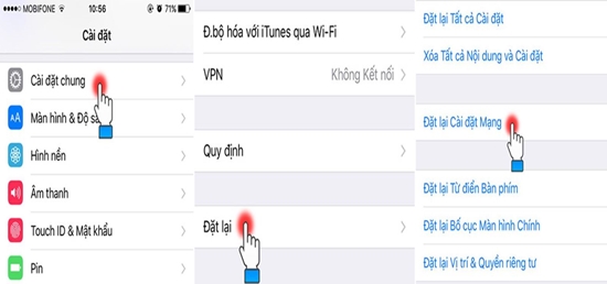 Dien thoai khong vao duoc 3G