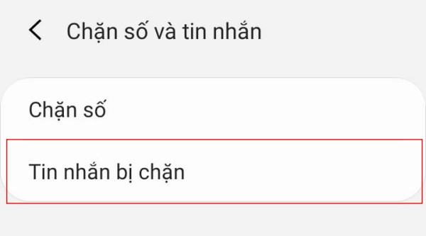 Đọc tin nhắn bị chặn