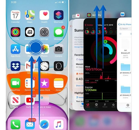 Đóng ứng dụng bị đơ trên iPhone 11