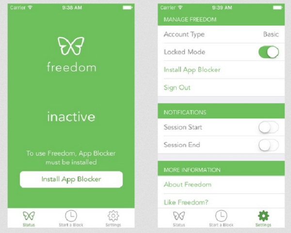 Freedom ứng dụng giúp hạn chế dùng điện thoại