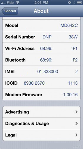 Kiểm tra IMEI iPhone