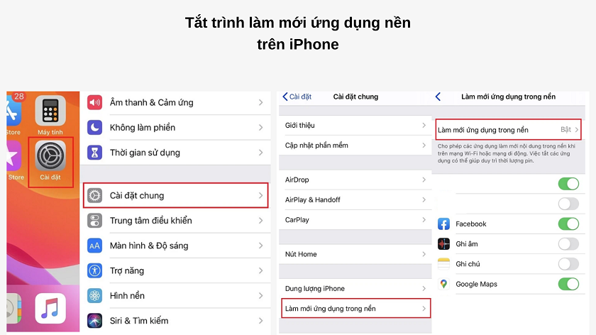 Có nên tắt ứng dụng chạy ngầm trên iPhone