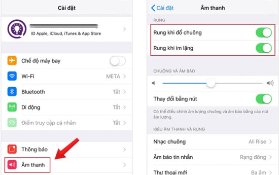 Kích hoạt chế độ rung trên iPhone đầy đủ