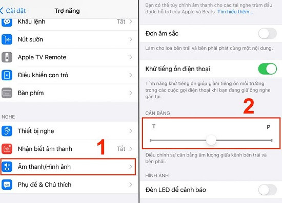 Kiểm tra cài đặt âm thanh trên iPhone