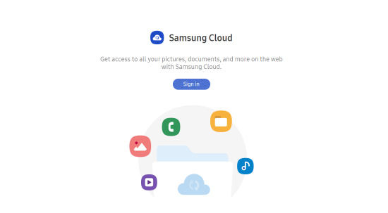 Tài khoản Samsung Cloud