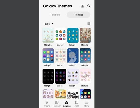 Thay đổi biểu tượng icon ứng dụng trên Samsung