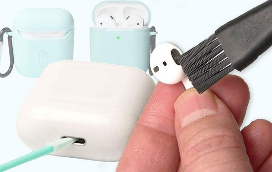 Vệ sinh tai nghe AirPods