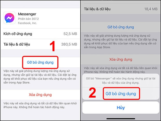 Xóa Messenger và cài đặt lại từ đầu