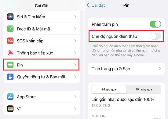 Bật tính năng chế độ nguồn điện thấp iPhone 11 Pro Max