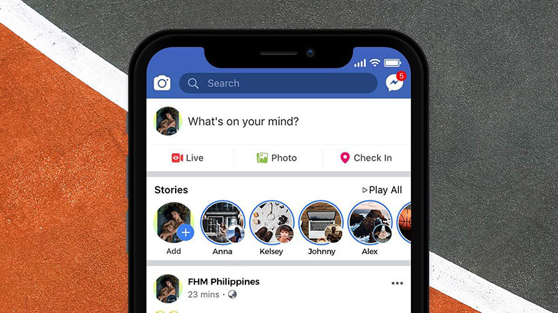 Facebook không hiện Story của người khác