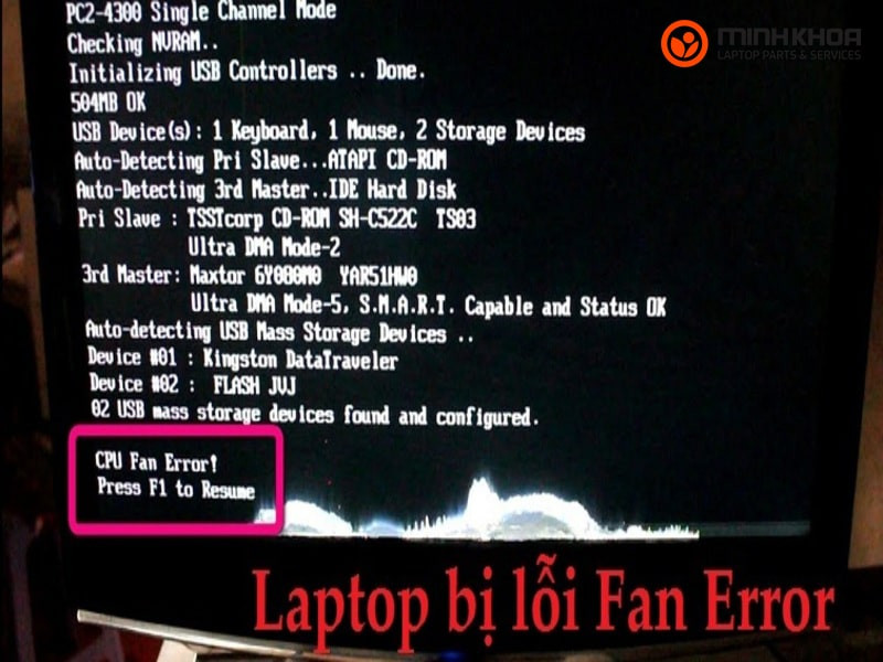 Laptop lỗi Fan Error