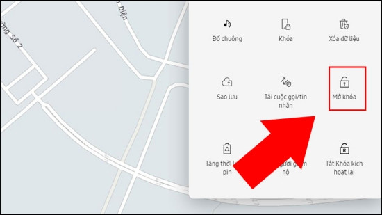 Mở khóa điện thoại Samsung trên Find My Mobile