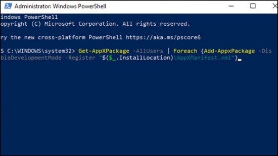 Sử dụng lệnh trong PowerShell