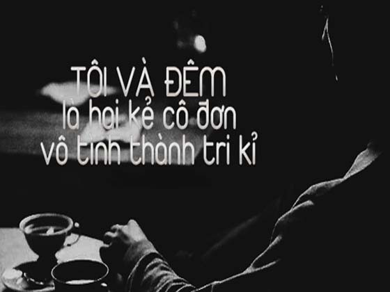 stt buồn về đêm