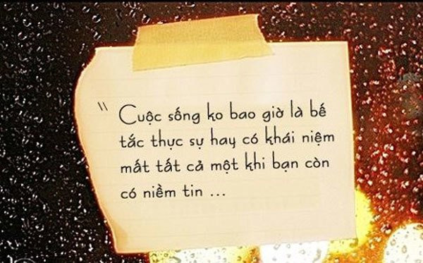 stt hay về cuộc sống bon chen