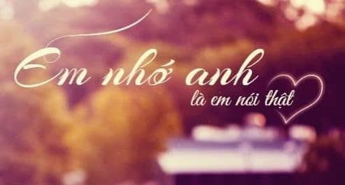 stt em nhớ anh vô cùng