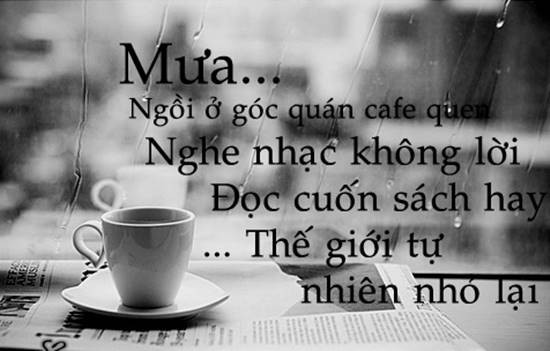 Stt mưa nhớ người yêu hay nhất