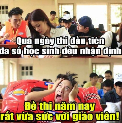 Stt vui về mùa thi hài hước